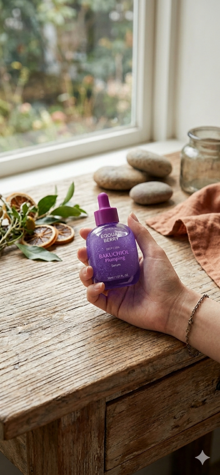 Equal berry bakuchiol plumping serum